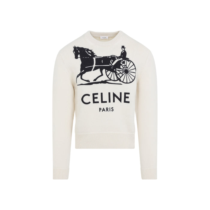 Cashmere Pullover White Sweater