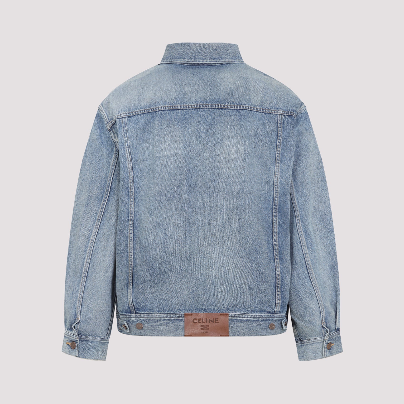 Trucker Jacket Blue Cotton