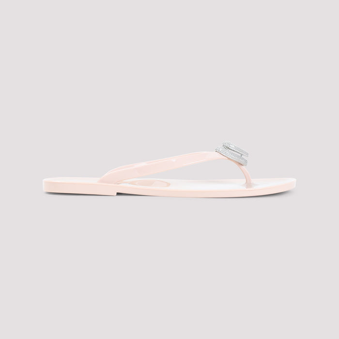 Mach & Double Heart Sandals Nude Neutrals Pvc