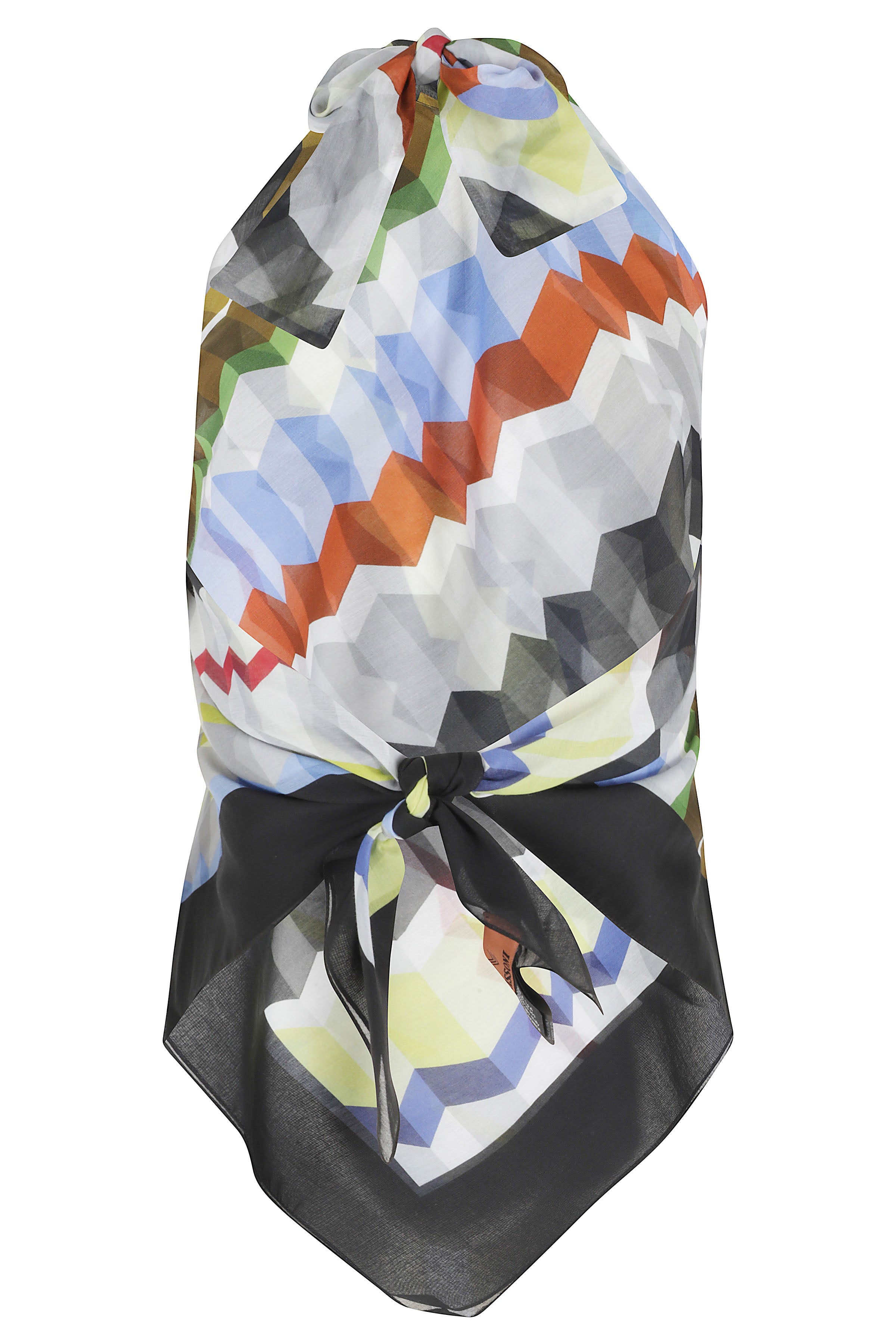 Top Multicolour Cotone Seta