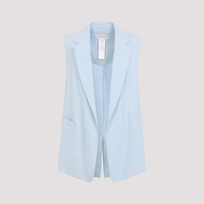 Sportmax Maggio Gilet Blue Viscose