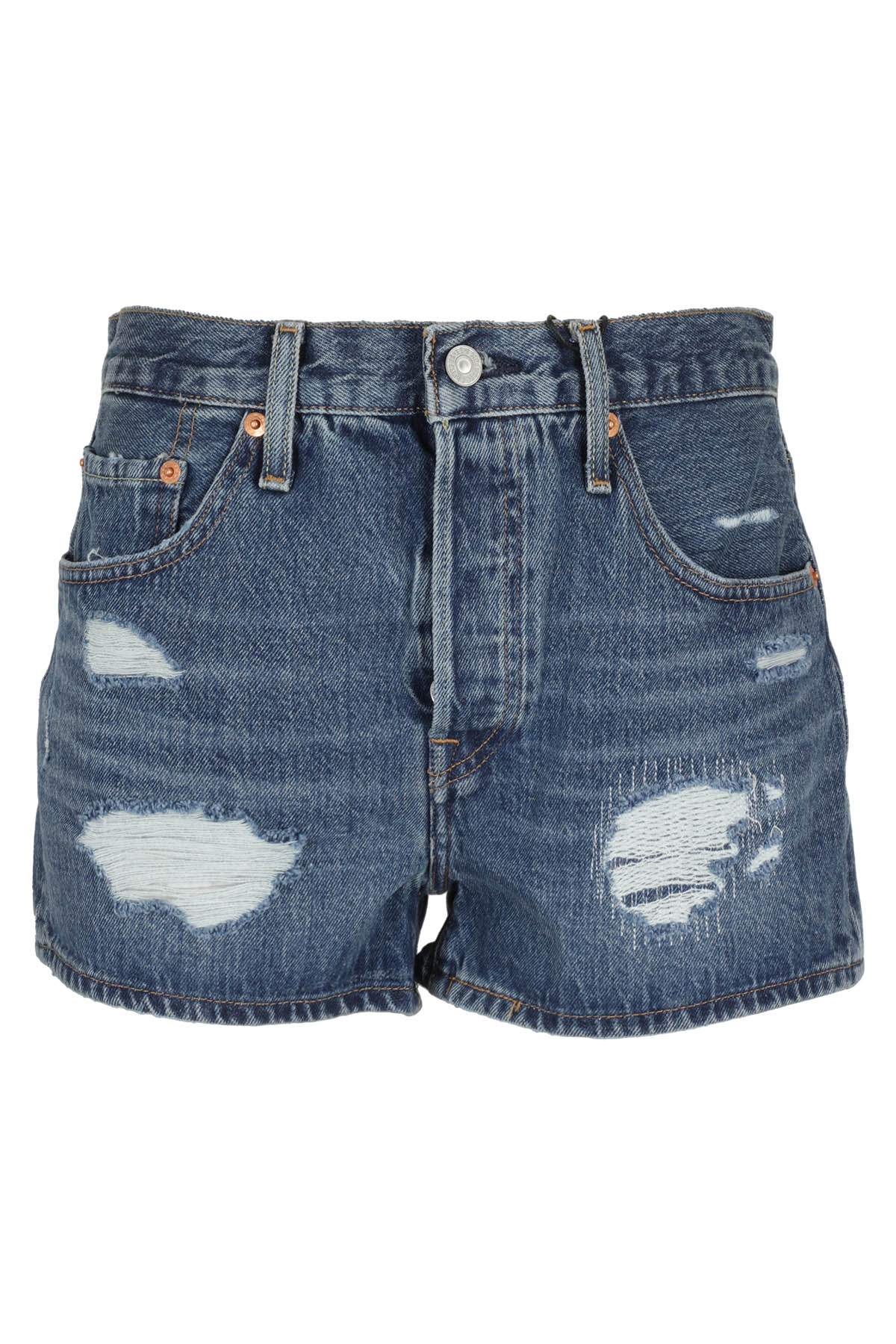 501 Originals Short Blue Cotone