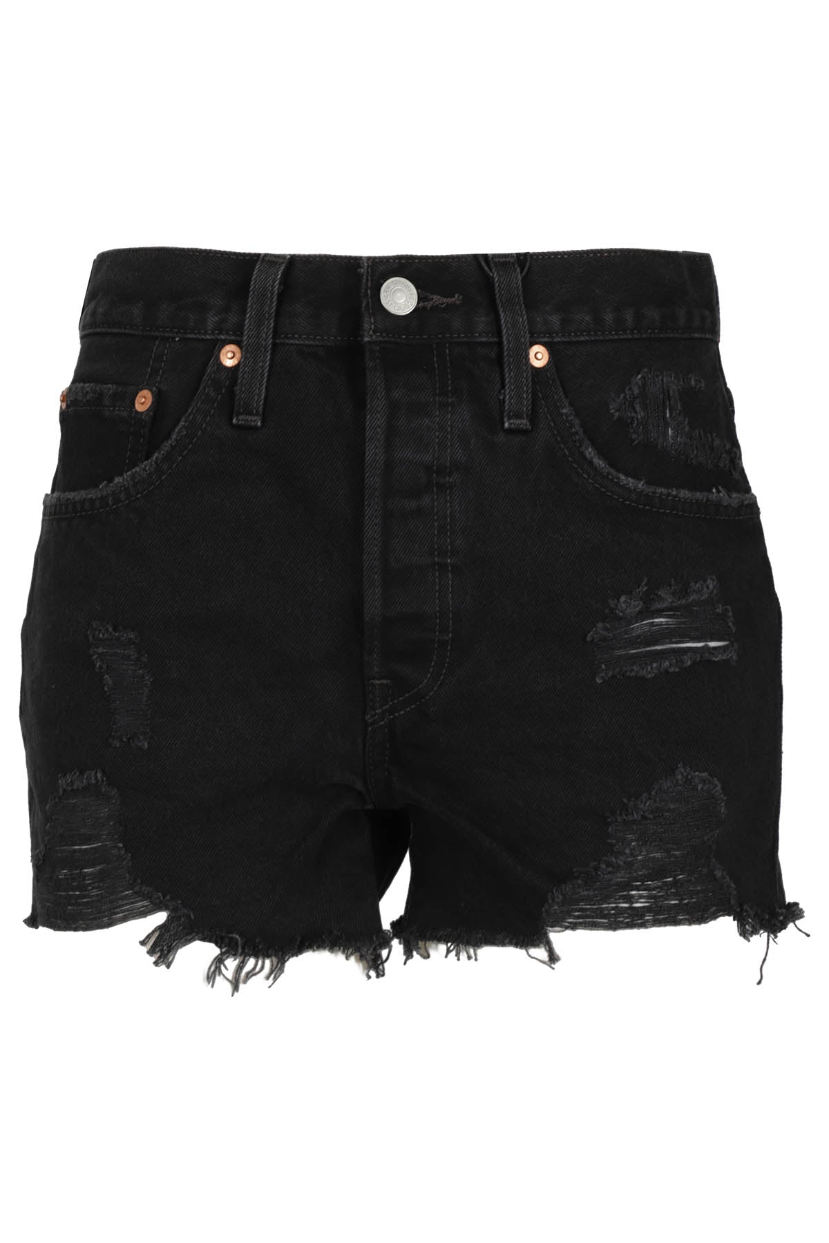 501 Originals Short Black Cotone