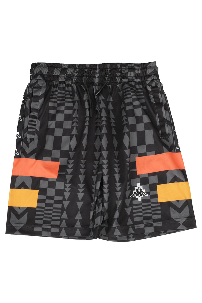 Aop Folk Kappa Soccer Black Poliestere Short