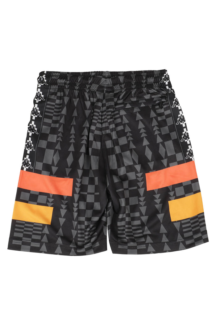 Aop Folk Kappa Soccer Black Poliestere Short