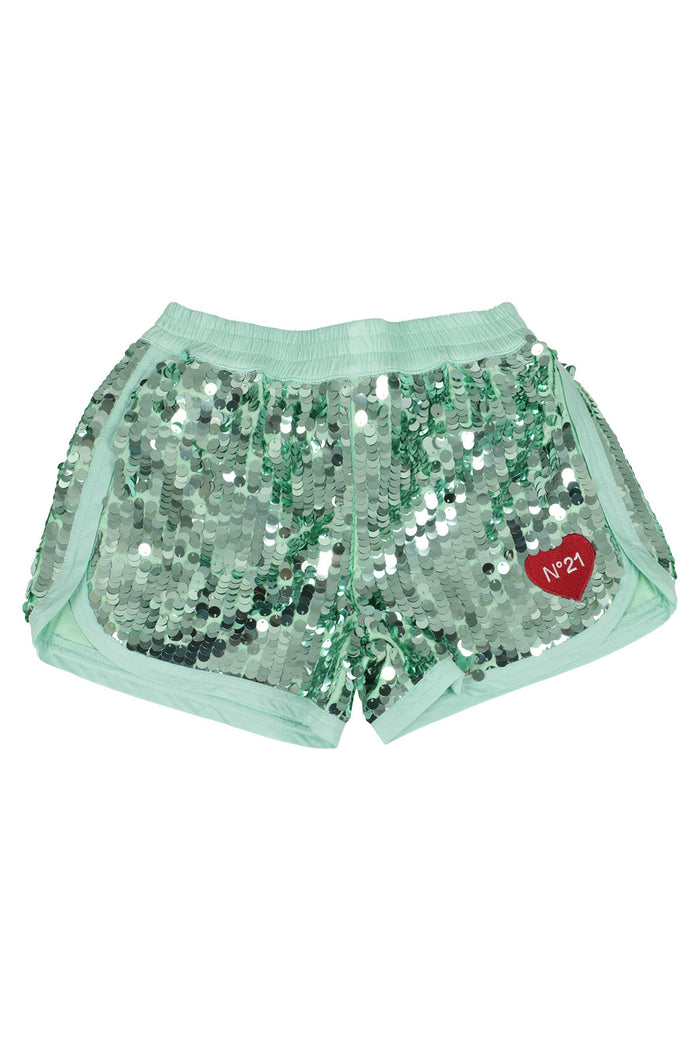 Shorts Green Cotone