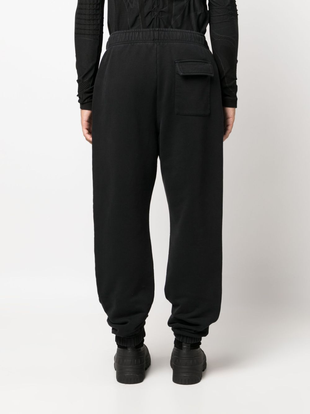 Regular Sweat Pants Black Cotton | Pantaloni