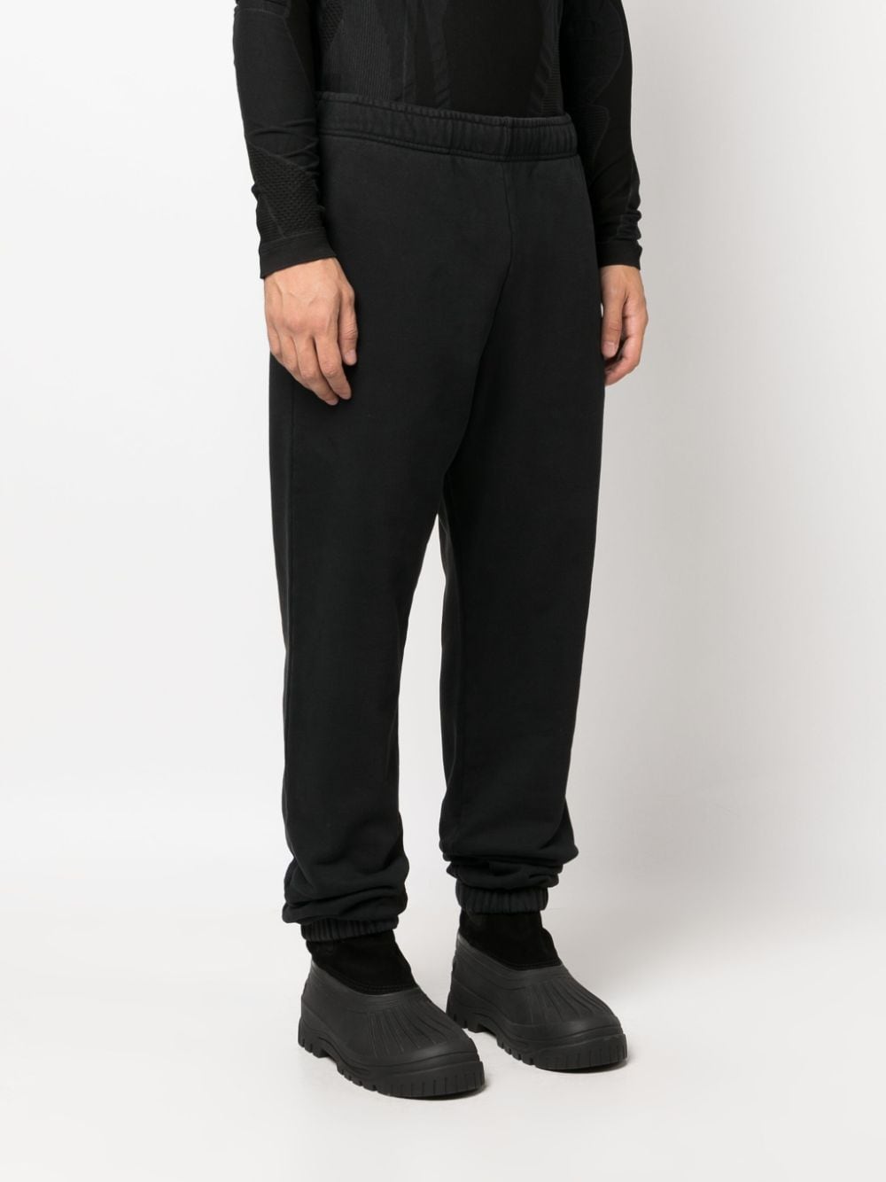 Regular Sweat Pants Black Cotton | Pantaloni