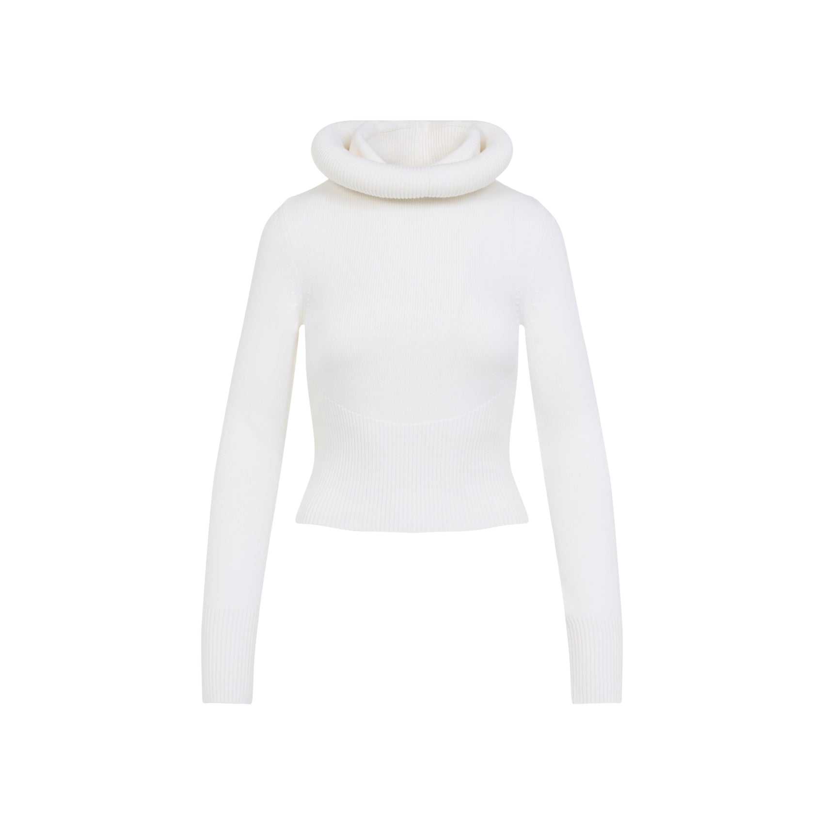 Alaïa Hooded Pullover Wool