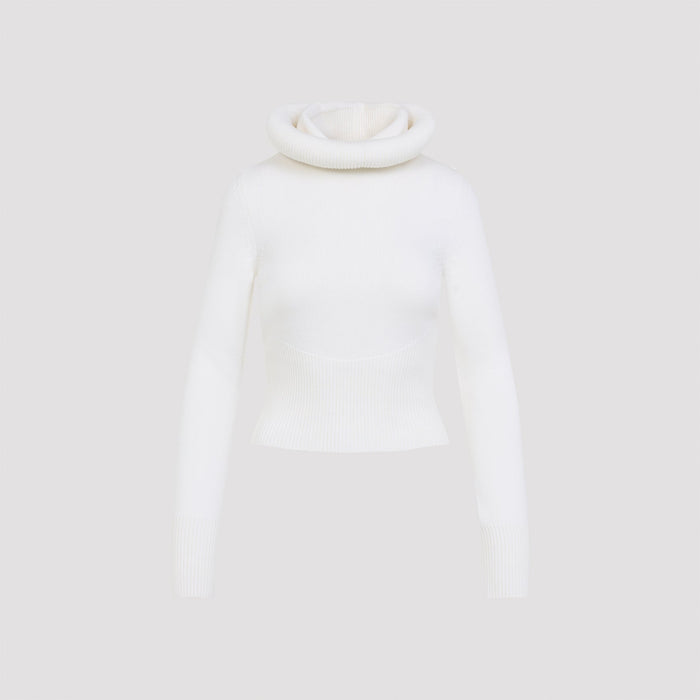 Alaïa Hooded Pullover Wool
