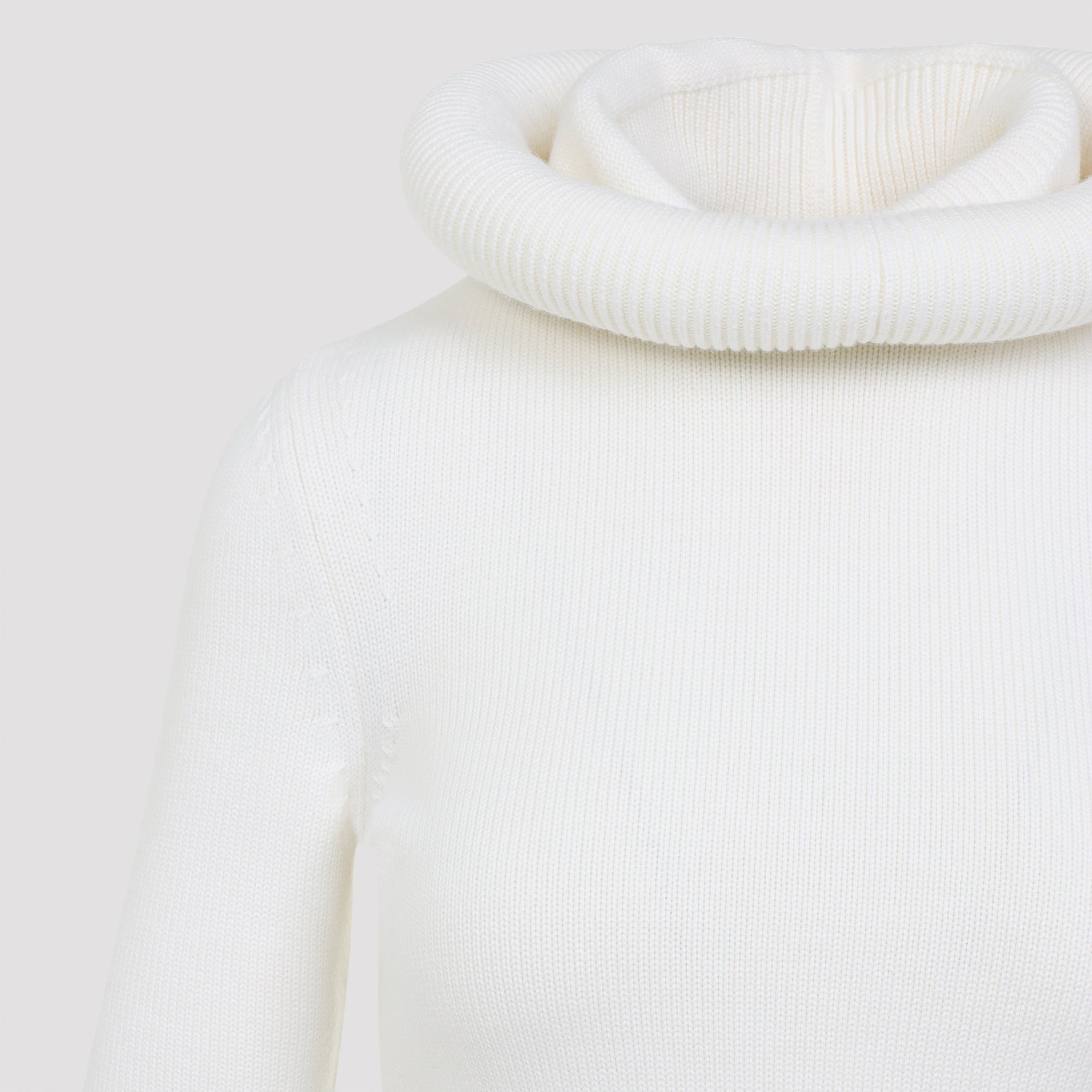 Alaïa Hooded Pullover Wool