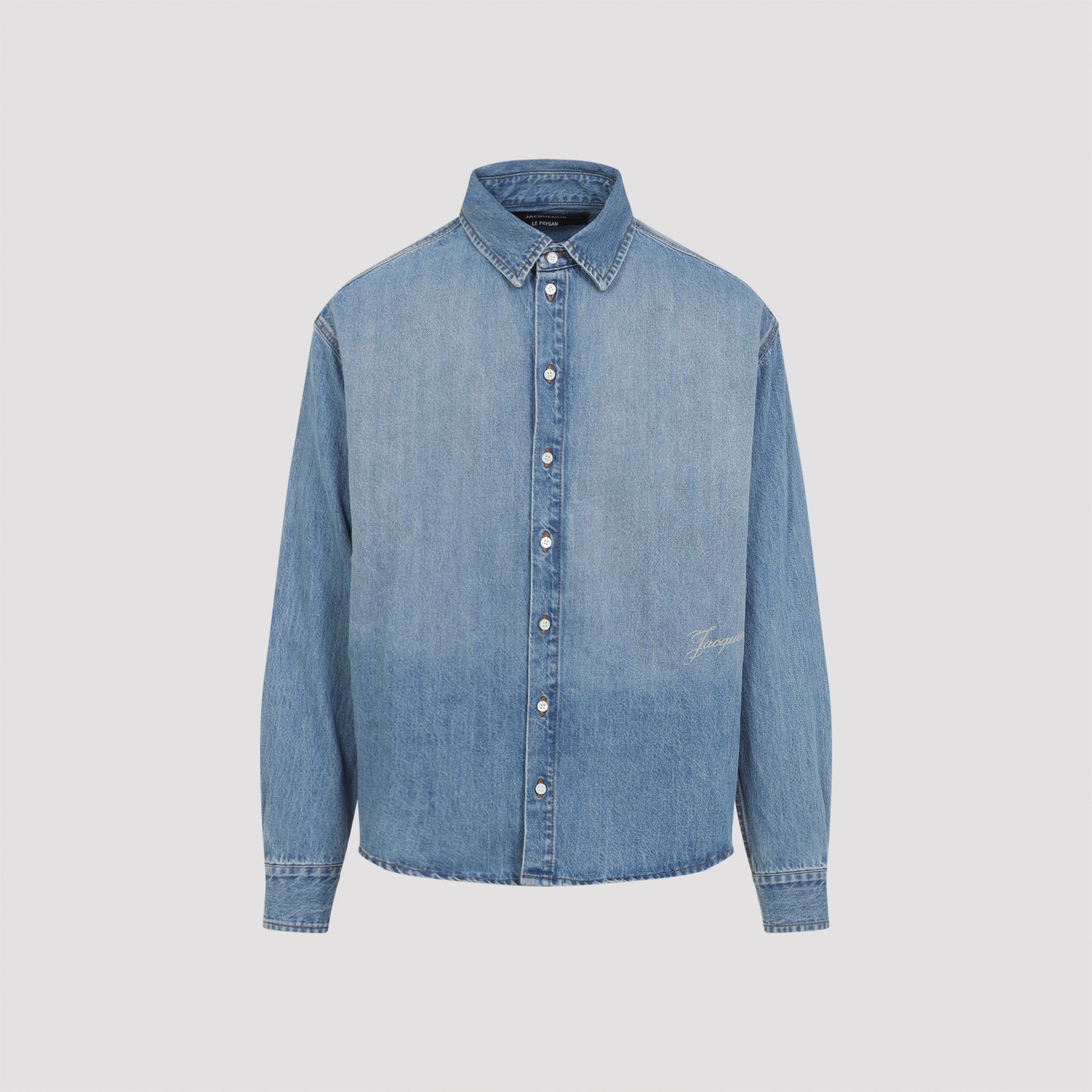 Simon De-nîmes Shirt Blue Cotton