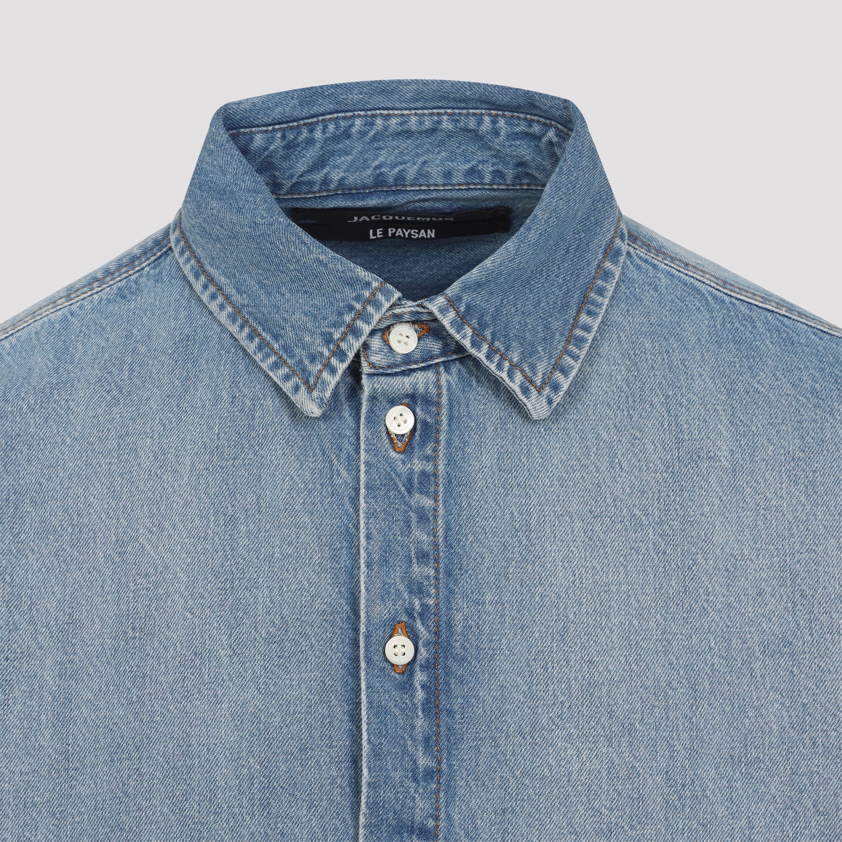 Simon De-nîmes Shirt Blue Cotton