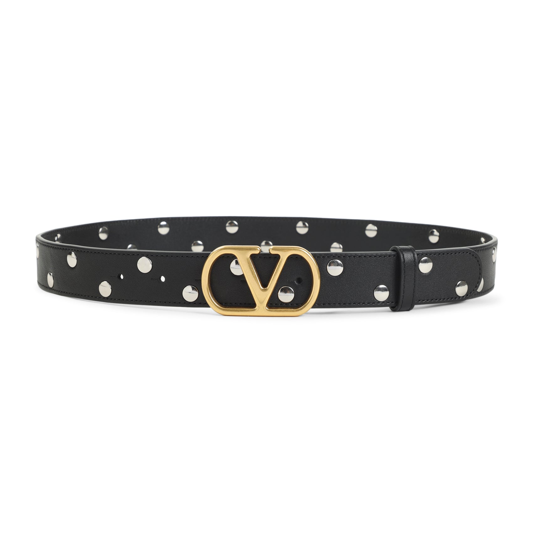 Buckle Belt Black Calf Leather