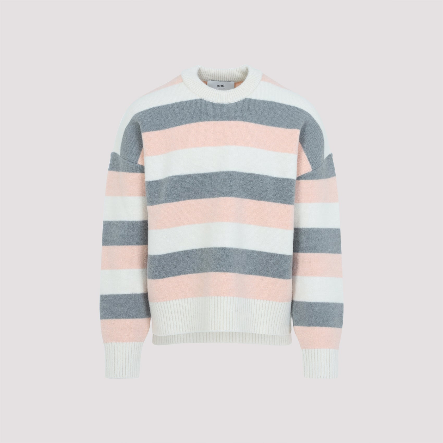 Ami Striped Crewneck Sweater Multicolour