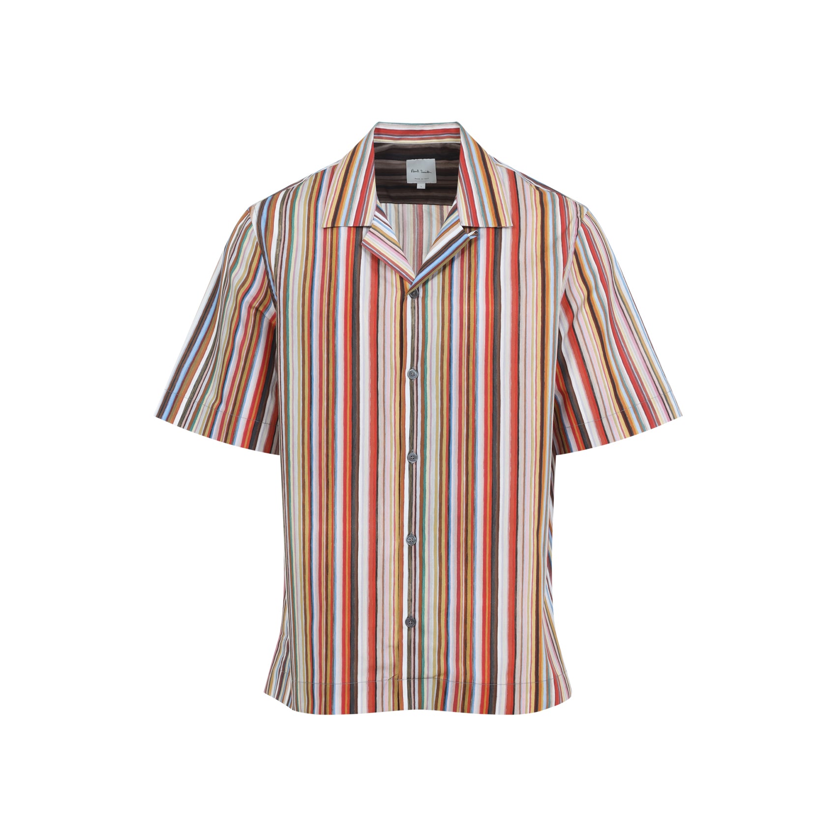 Short Sleeves Regular Fit Shirt Multicolour Cotton