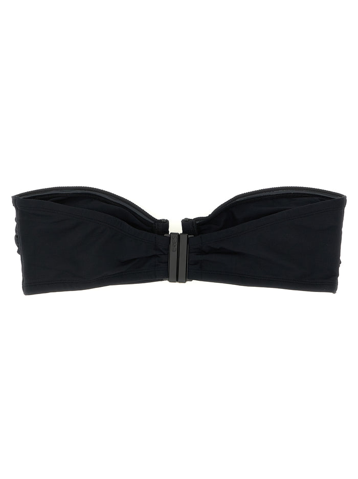 Show bikini top Black Polyamide Beachwear