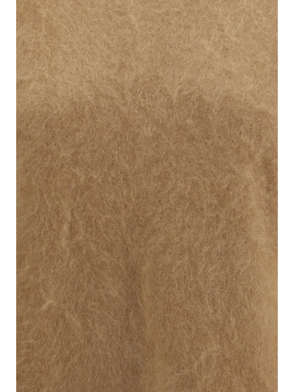 Sweater Maren Toffee Brushed Cashmere (capra Hircus)