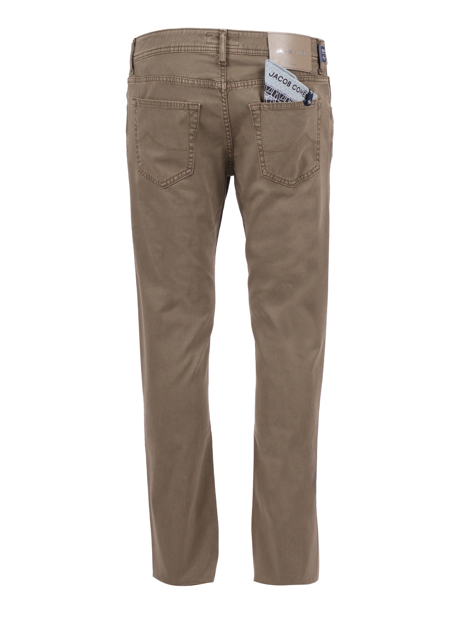 5 POCKETS SLIM FIT PANTS Grey Modal Lycra Cotton Elastane Jean