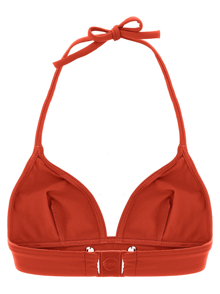 Bord Bikini Top Orange Polyamide Beachwear