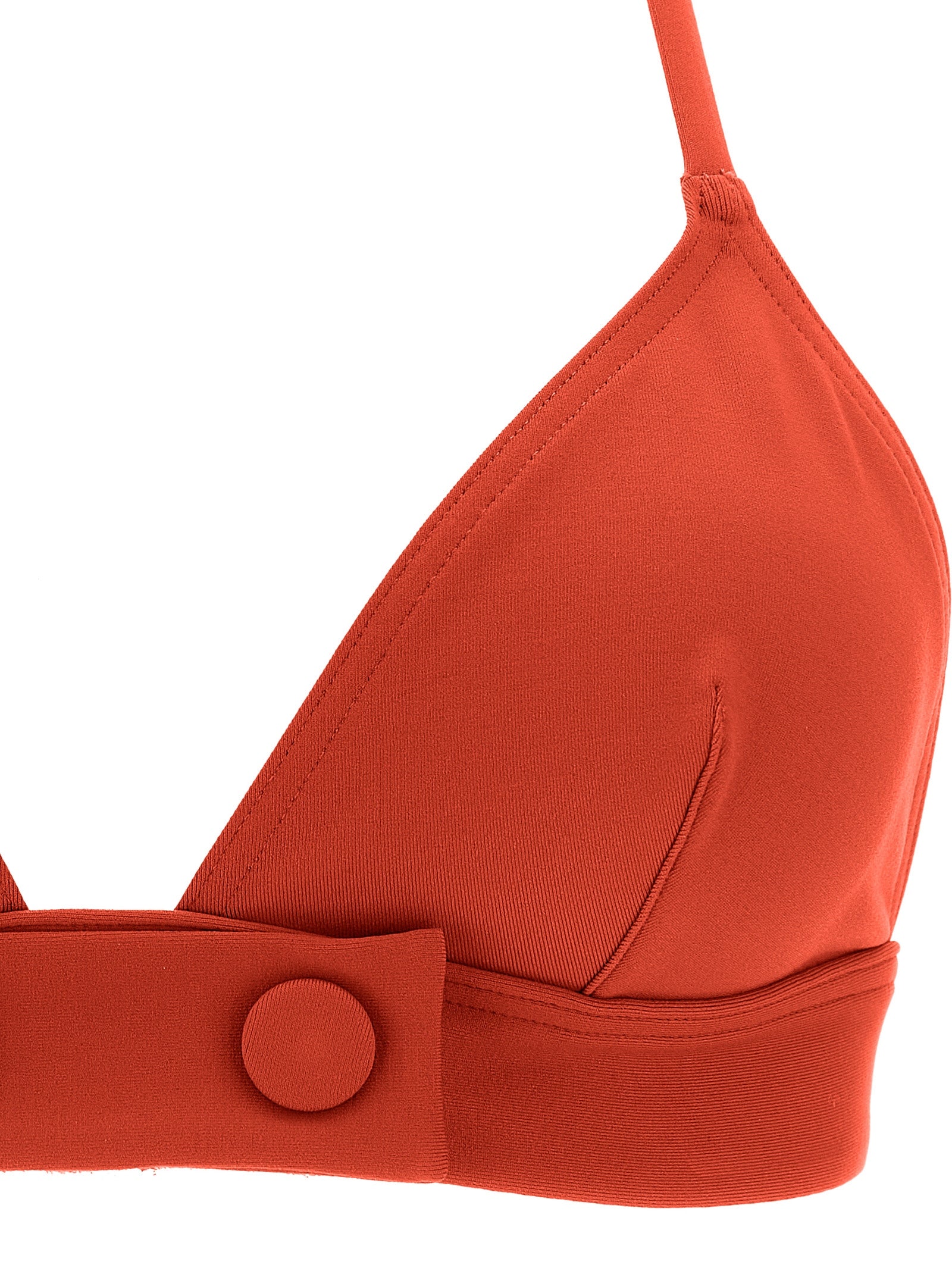 Bord Bikini Top Orange Polyamide Beachwear