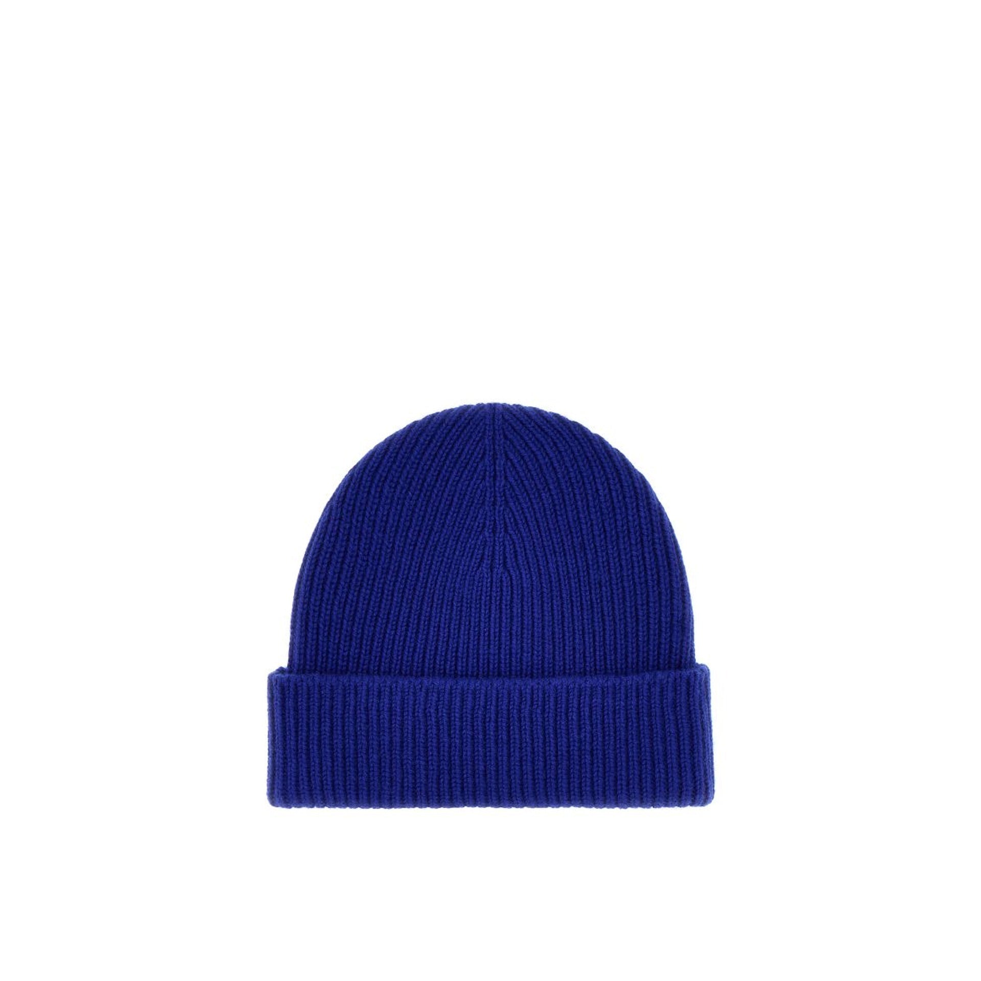 Cashmere Beanie Hat Blue