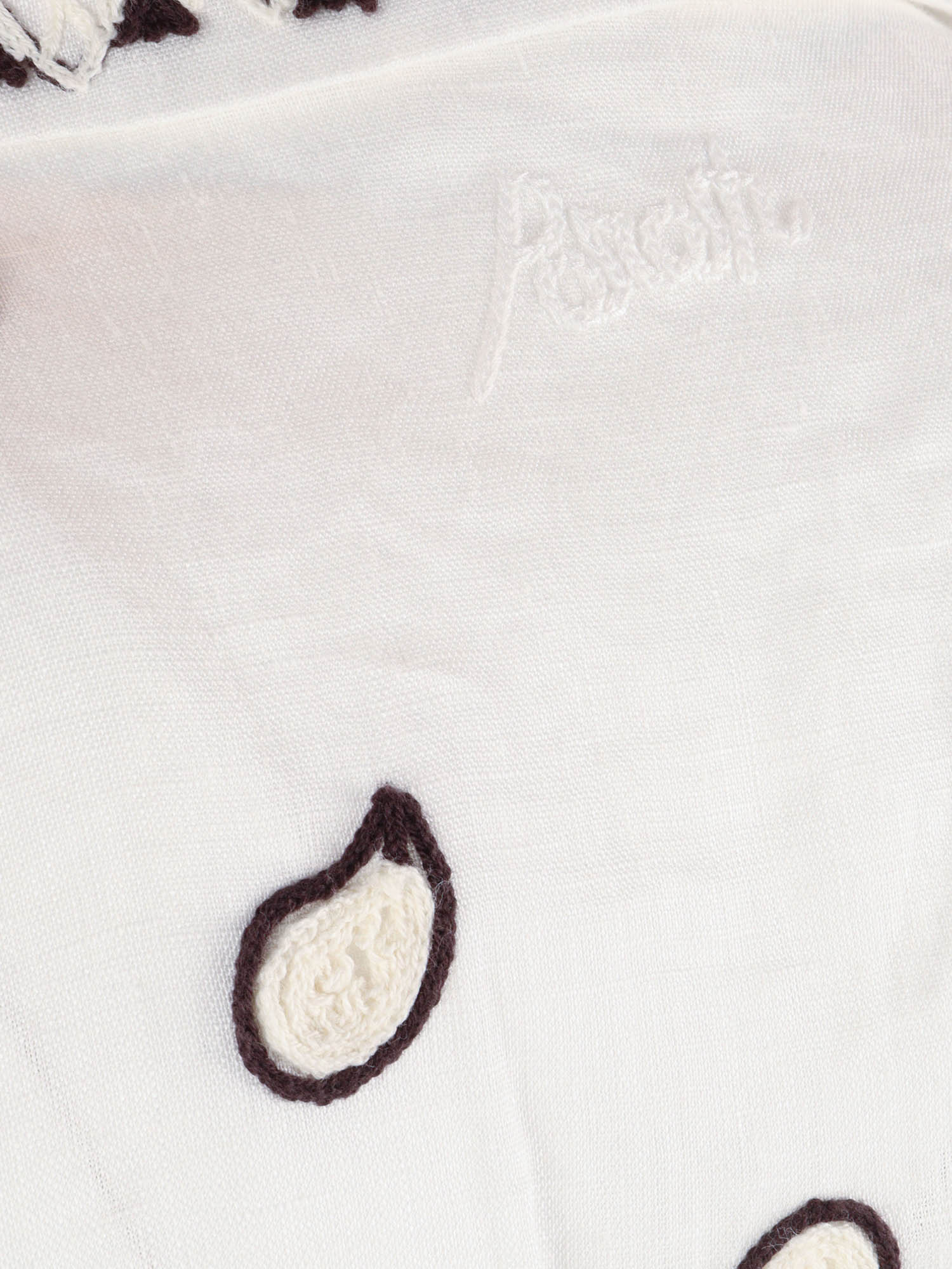 JACKET WITH EMBROIDERY Panna Linen