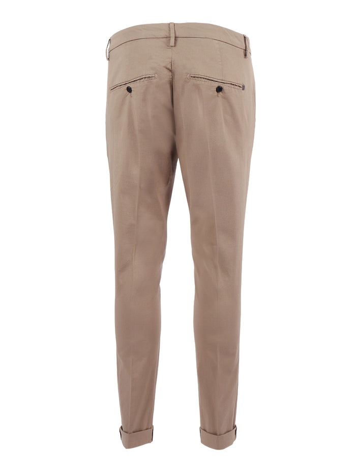 Gaubert Pants Beige Cotton Elastan Jean