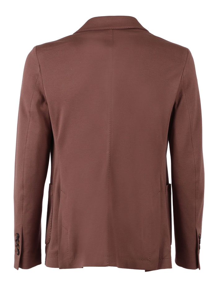 DOUBLE-BREASTED P.P. Brown Jacket