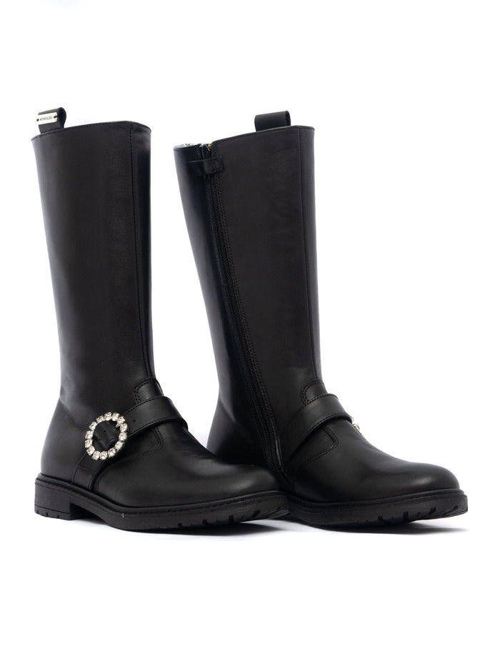 High Boots Black Leather
