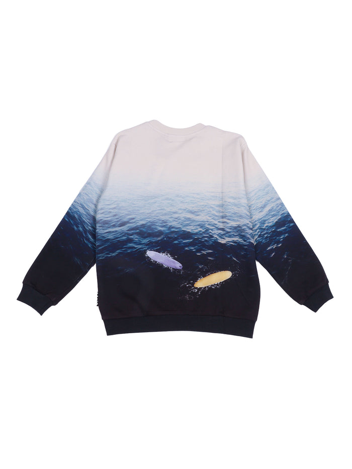 Miksi Sweat Shirt Grey Cotton Organic Sweatshirt