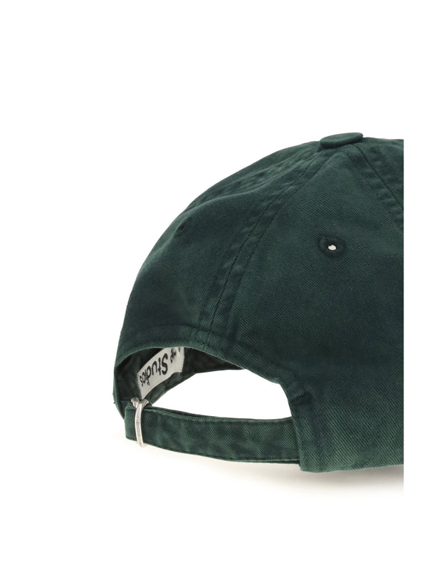 Baseball Cap Dark Green Cotton Hat