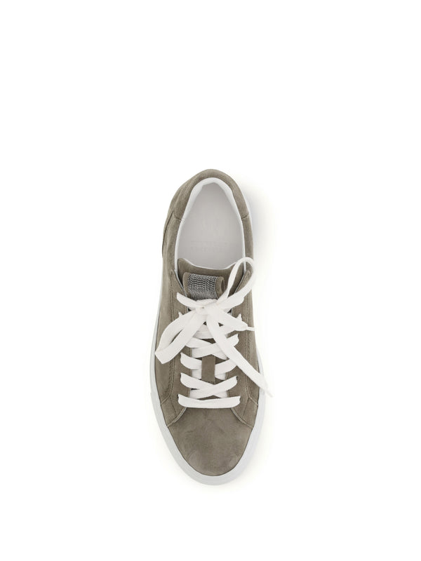 Suede Sneakers Precious Loop Safari Trainers