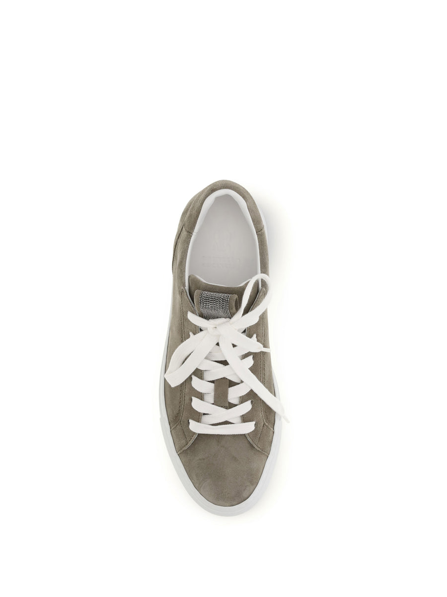 Suede Sneakers Precious Loop Safari Trainers