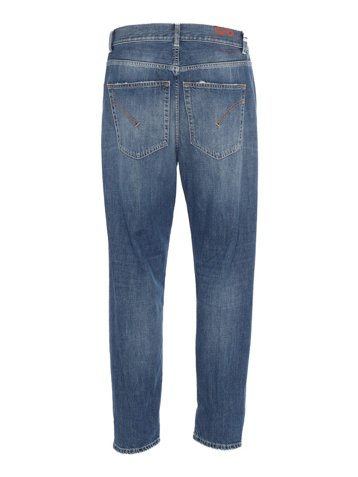 Paco Pants Blue Cotton Other Fiber Jean