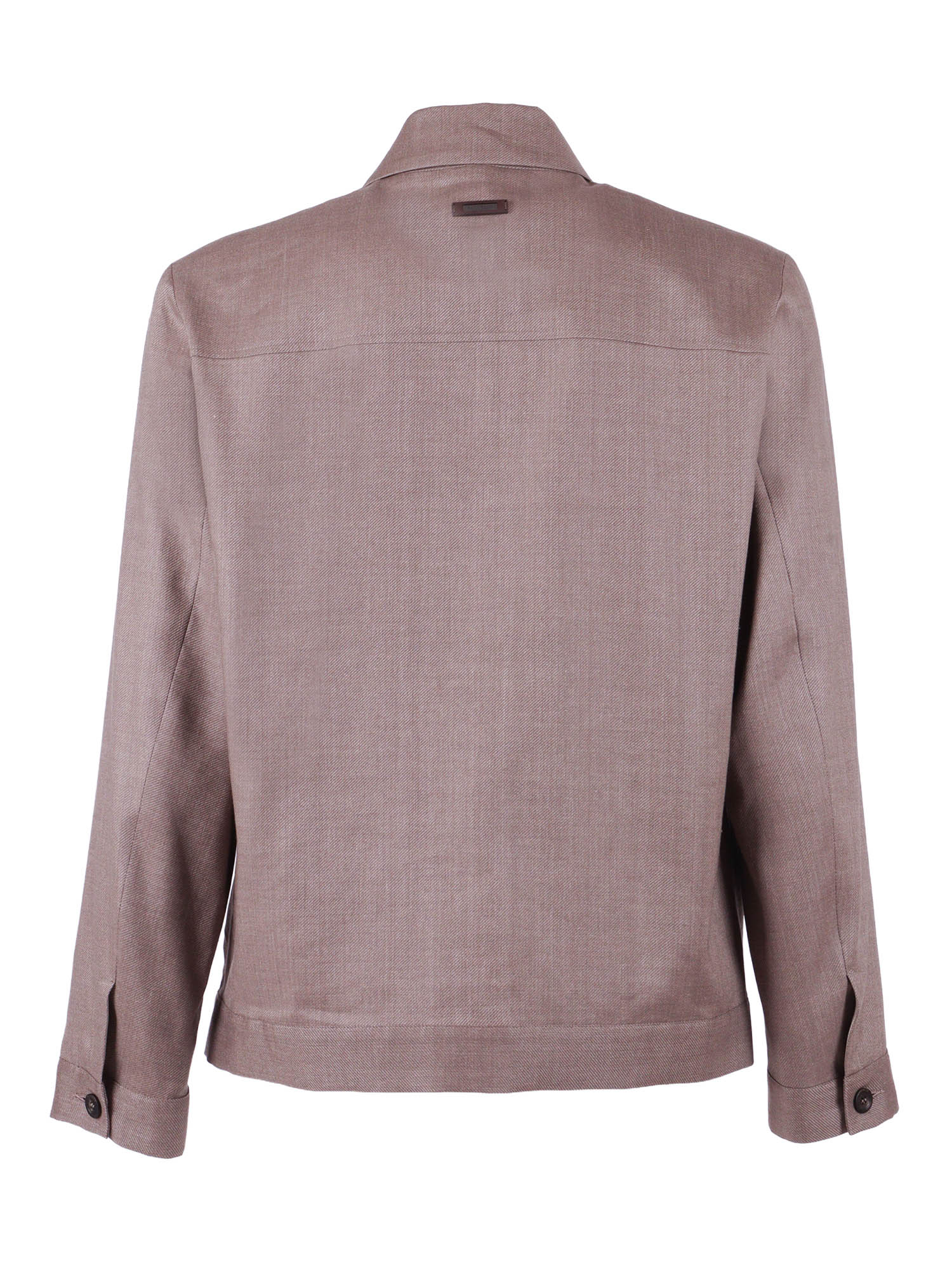 Man Outerwear Brown Jacket