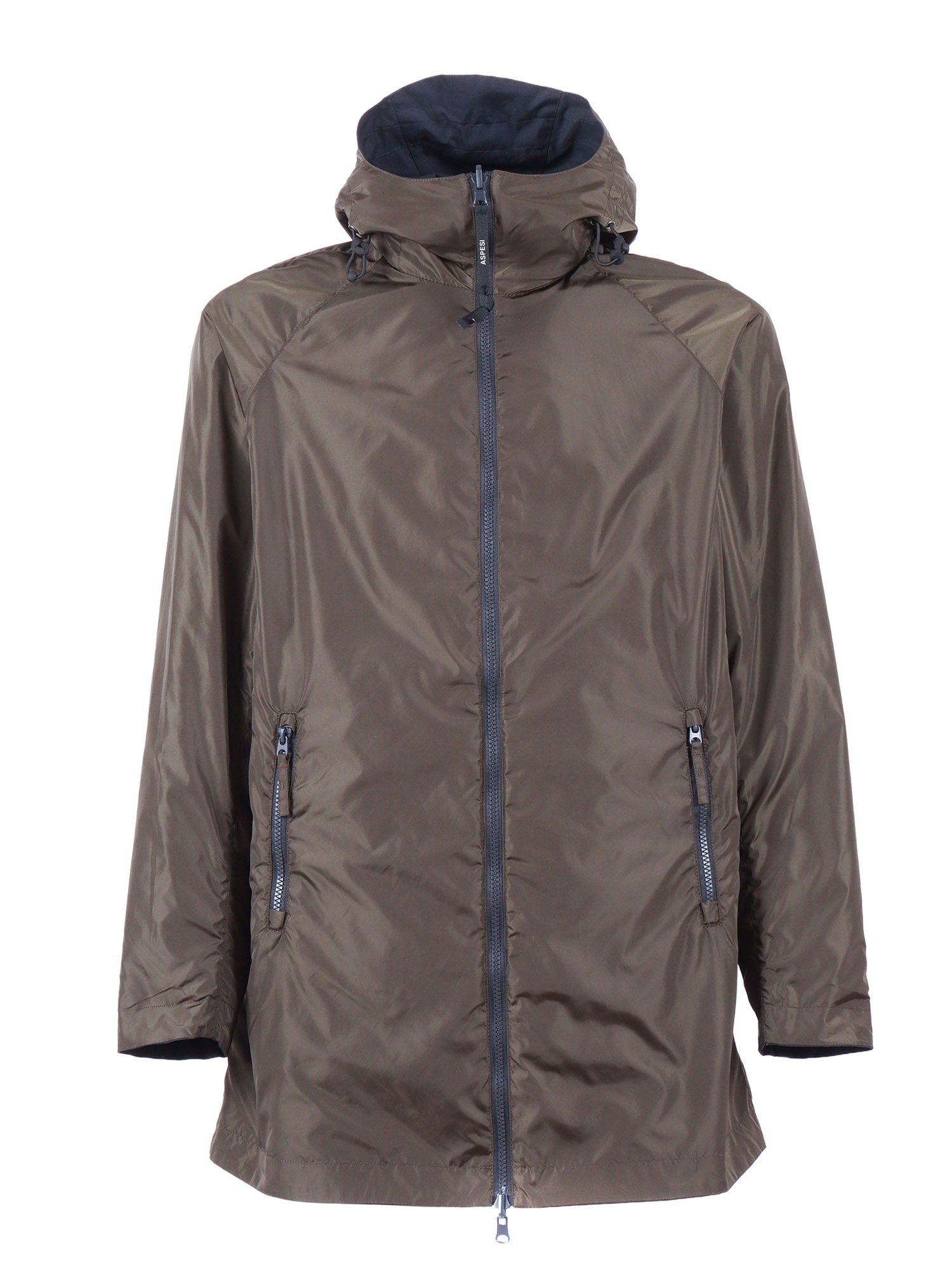 MAN JACKET Blue Cotton Polyamide Heavy