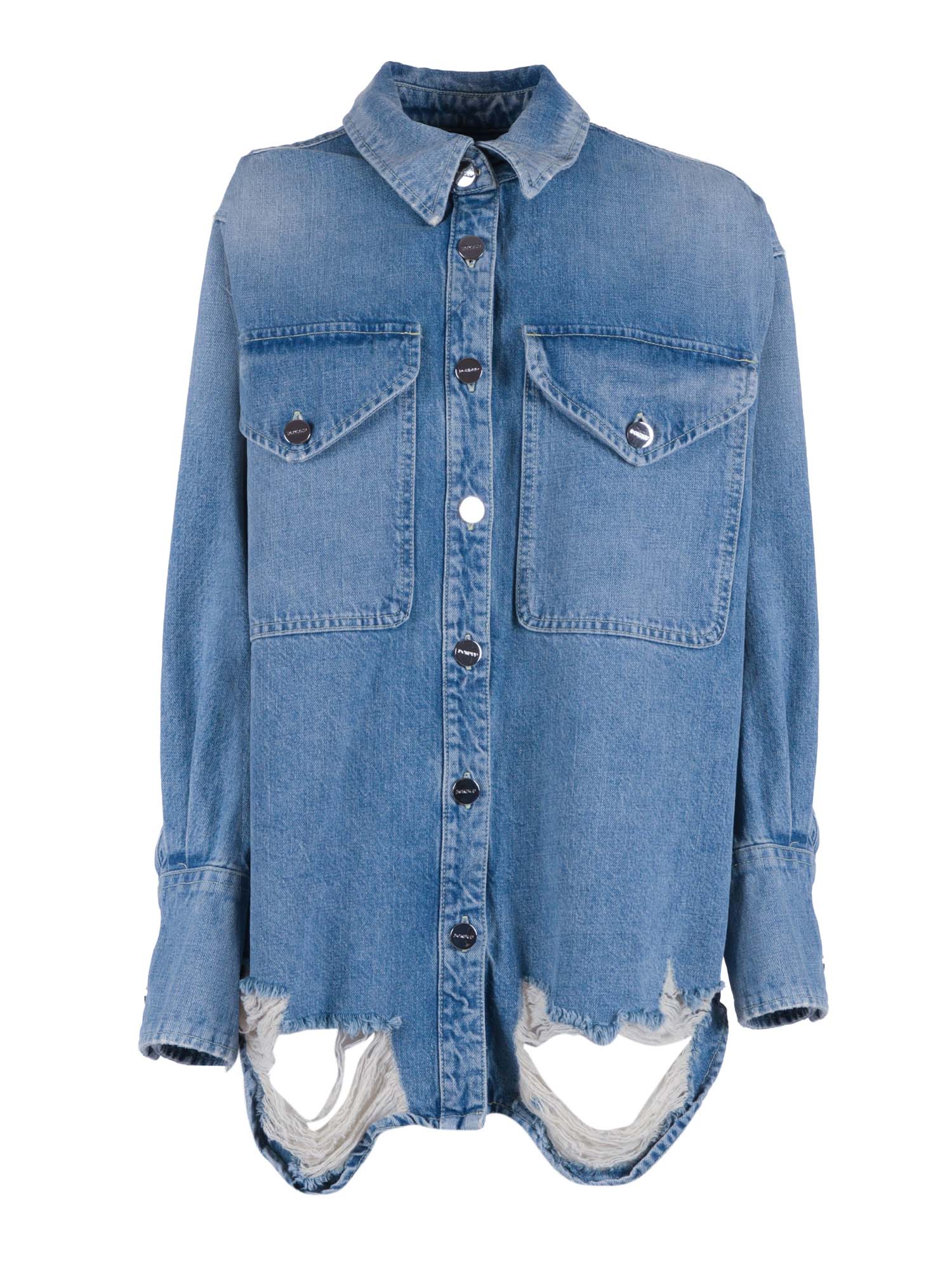 Shirt Blue Cotton