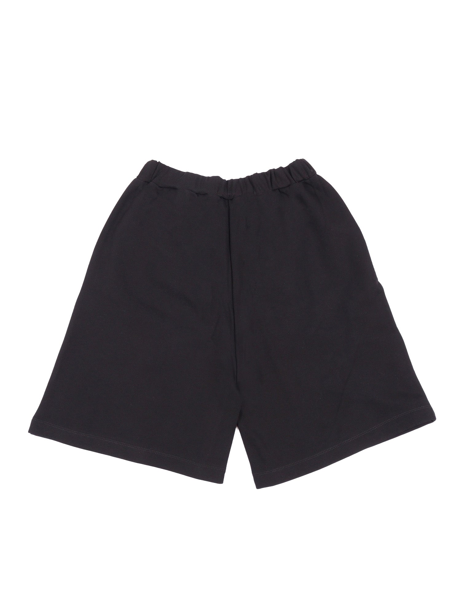 Short pants Black Cotton Bermuda