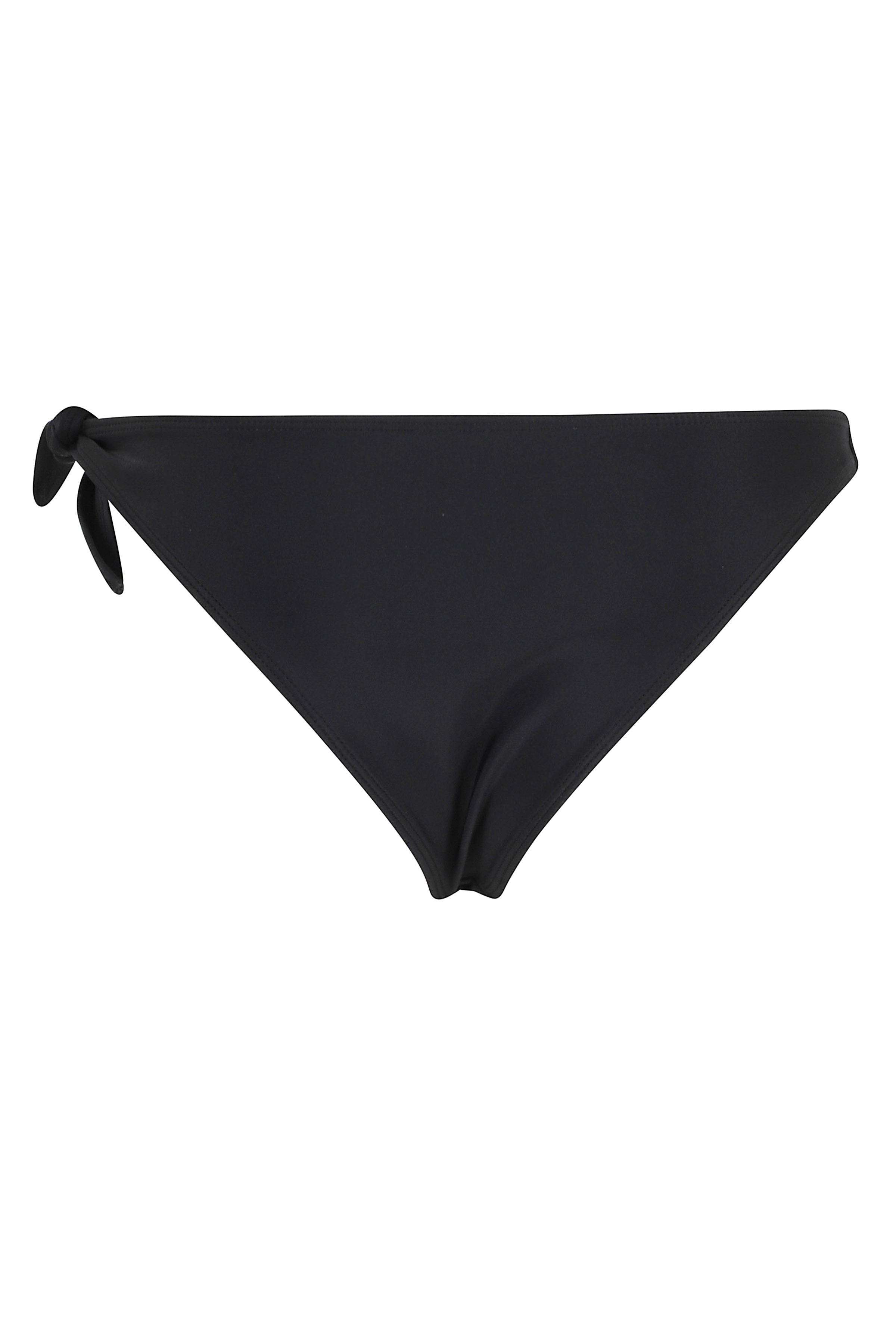 Flower Bikini Bottom Black Polyamide Costume