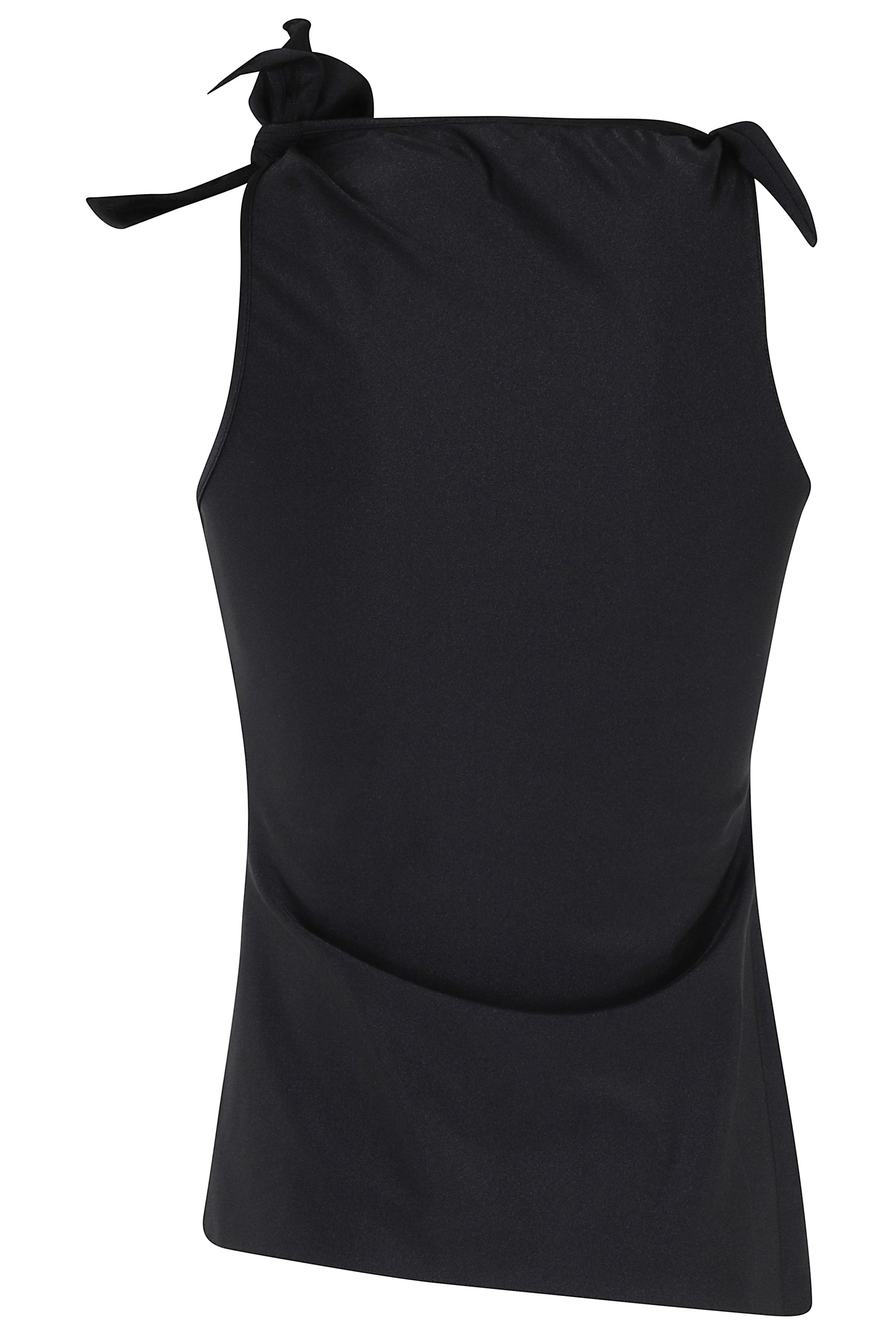 Flower Top Black Poliammide