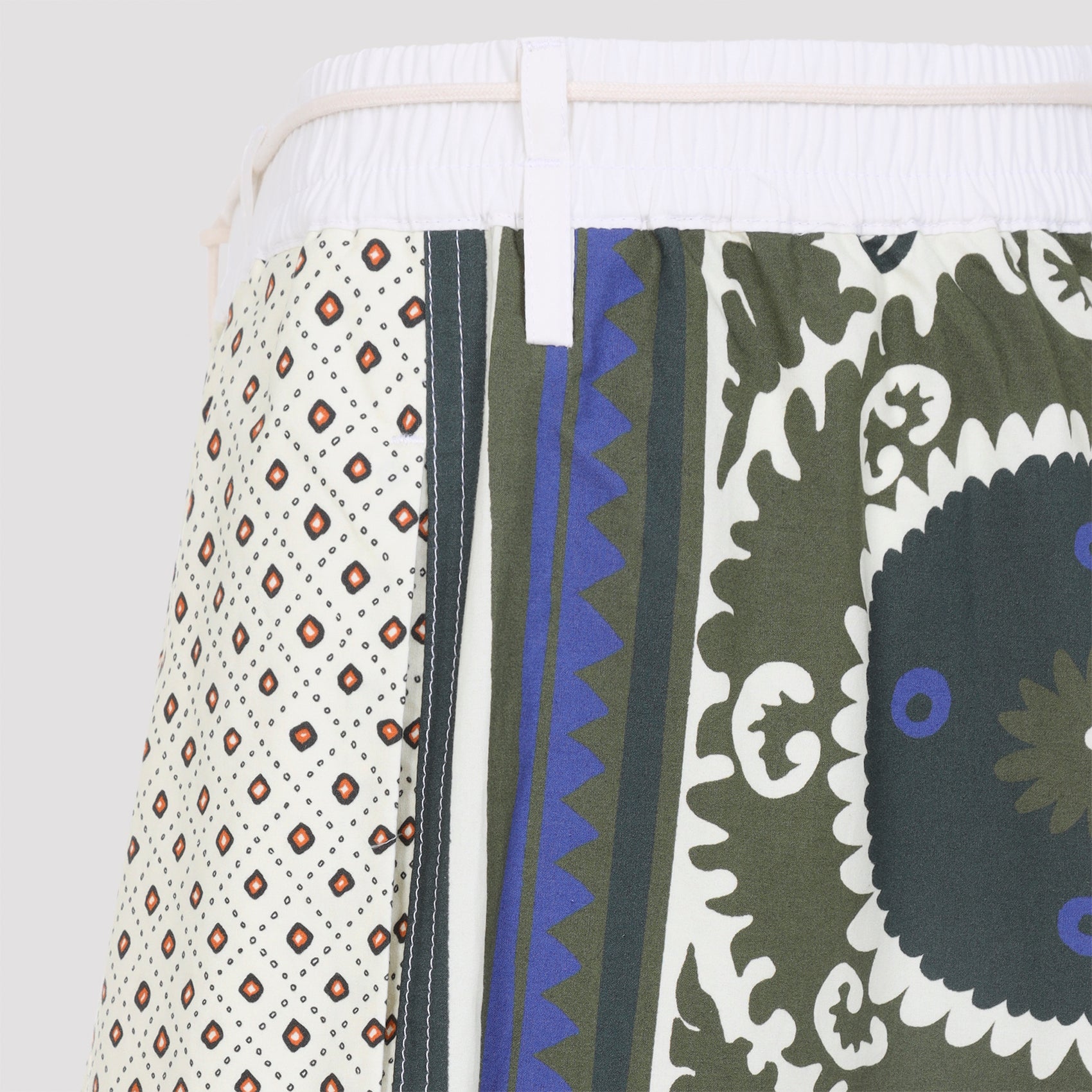 Pajama Pants Blue Cotton