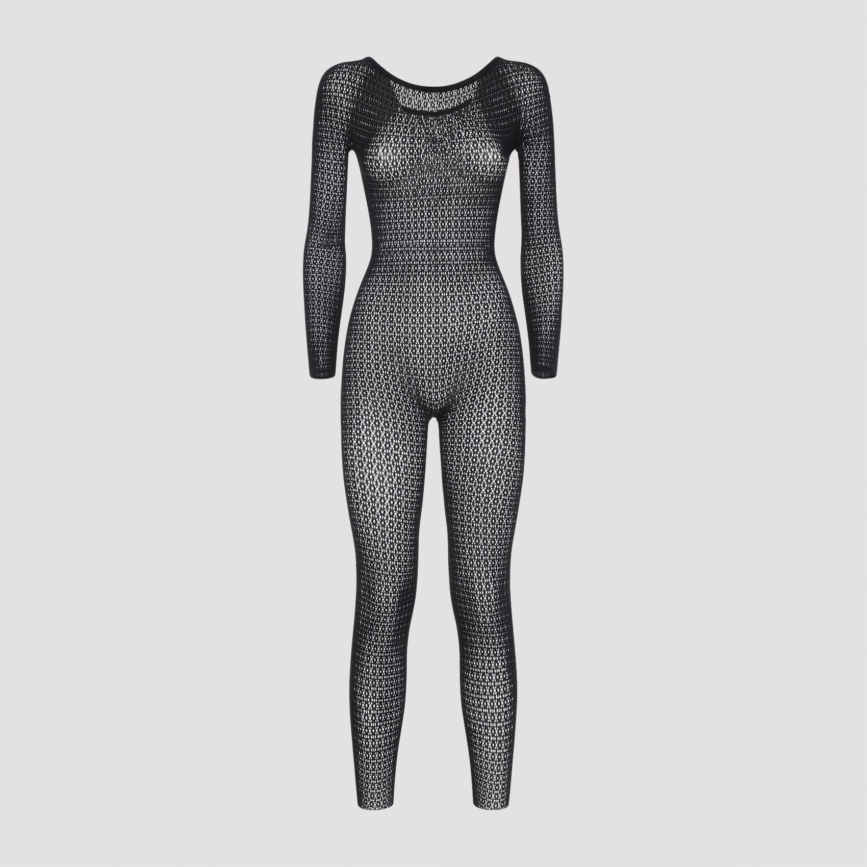 Daisy Net Catsuit Black Polyamide Elastane Dress