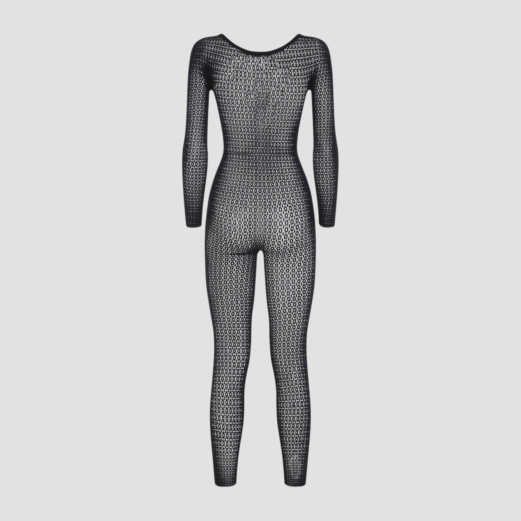 Daisy Net Catsuit Black Polyamide Elastane Dress