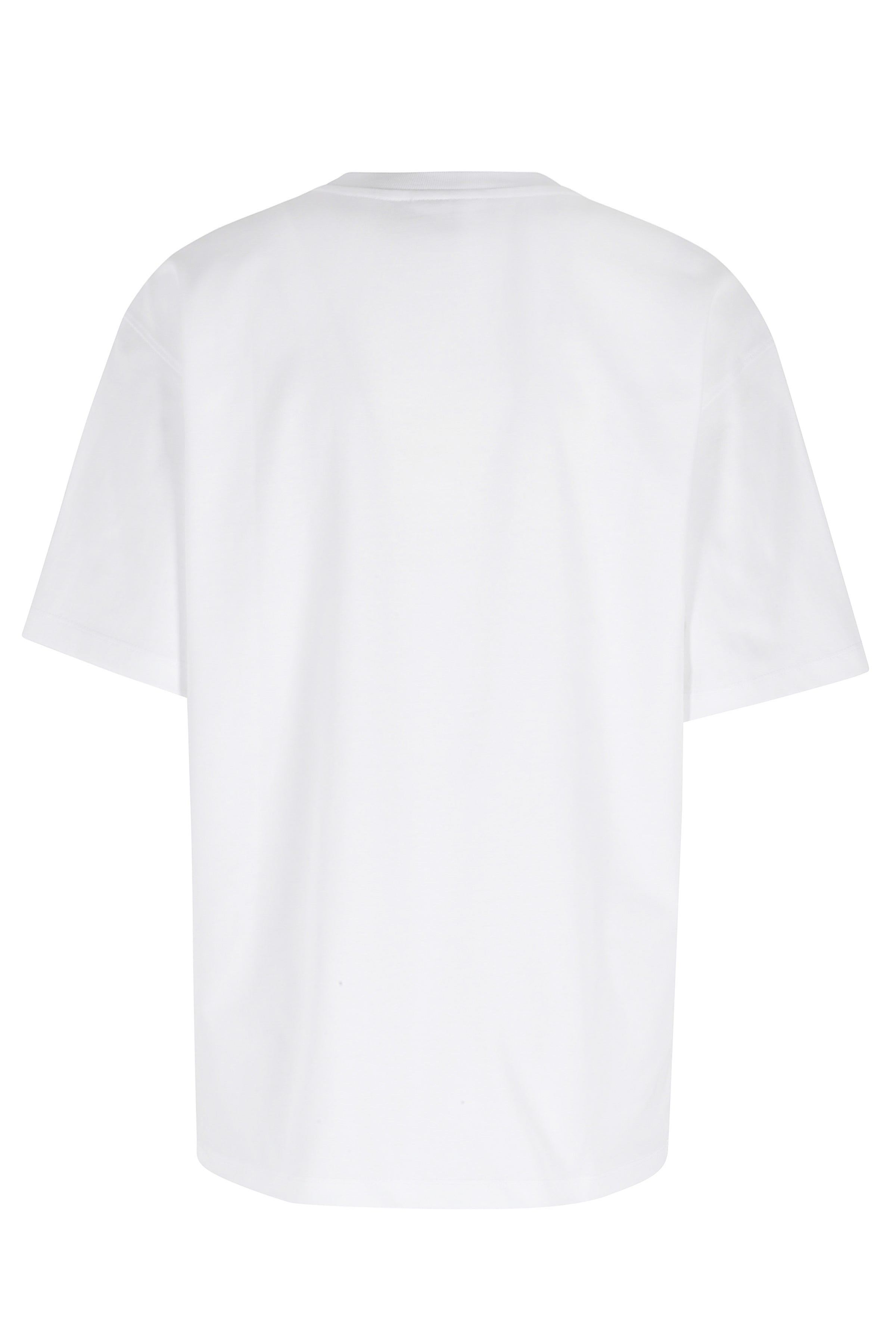 Heavy Cotton Jersey Beaded Baby Tiger Print White Organic T-shirt