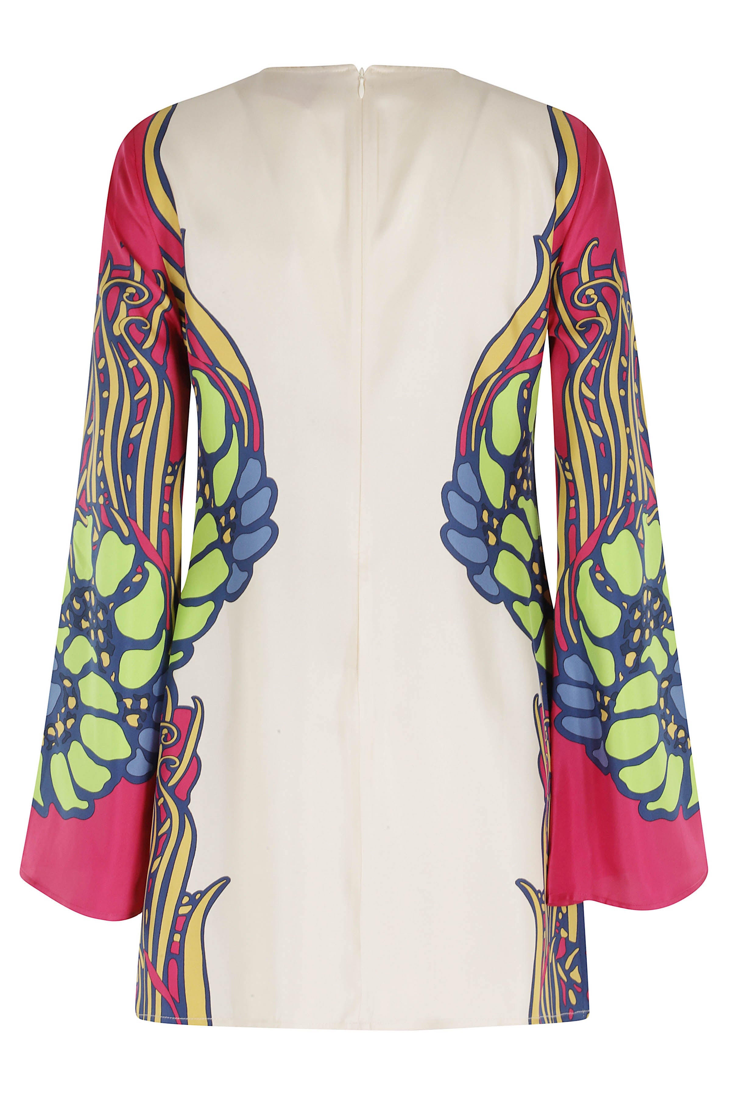 Mini Supremes Swing Dress Multicolour Silk Abito