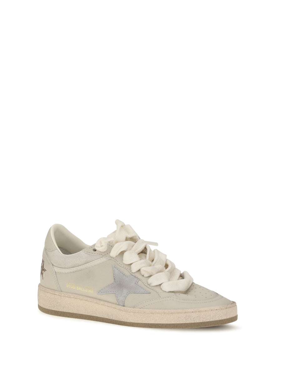 Sneakers Ball Star Leather Cream-Grey Cream/light Grey/grey Calf Trainers