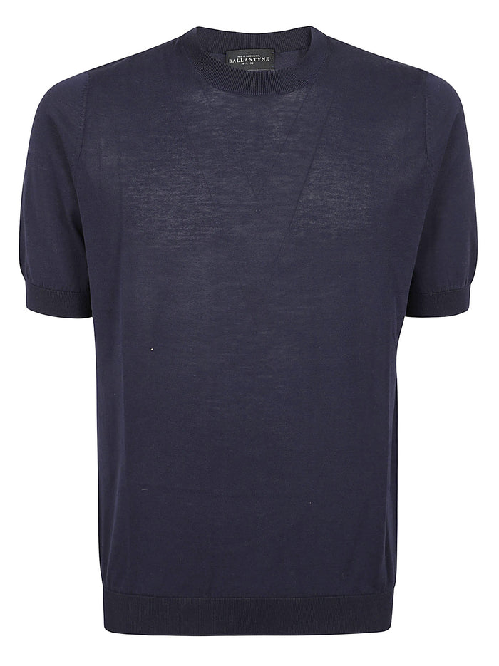 Round Neck T-shirt Blue
