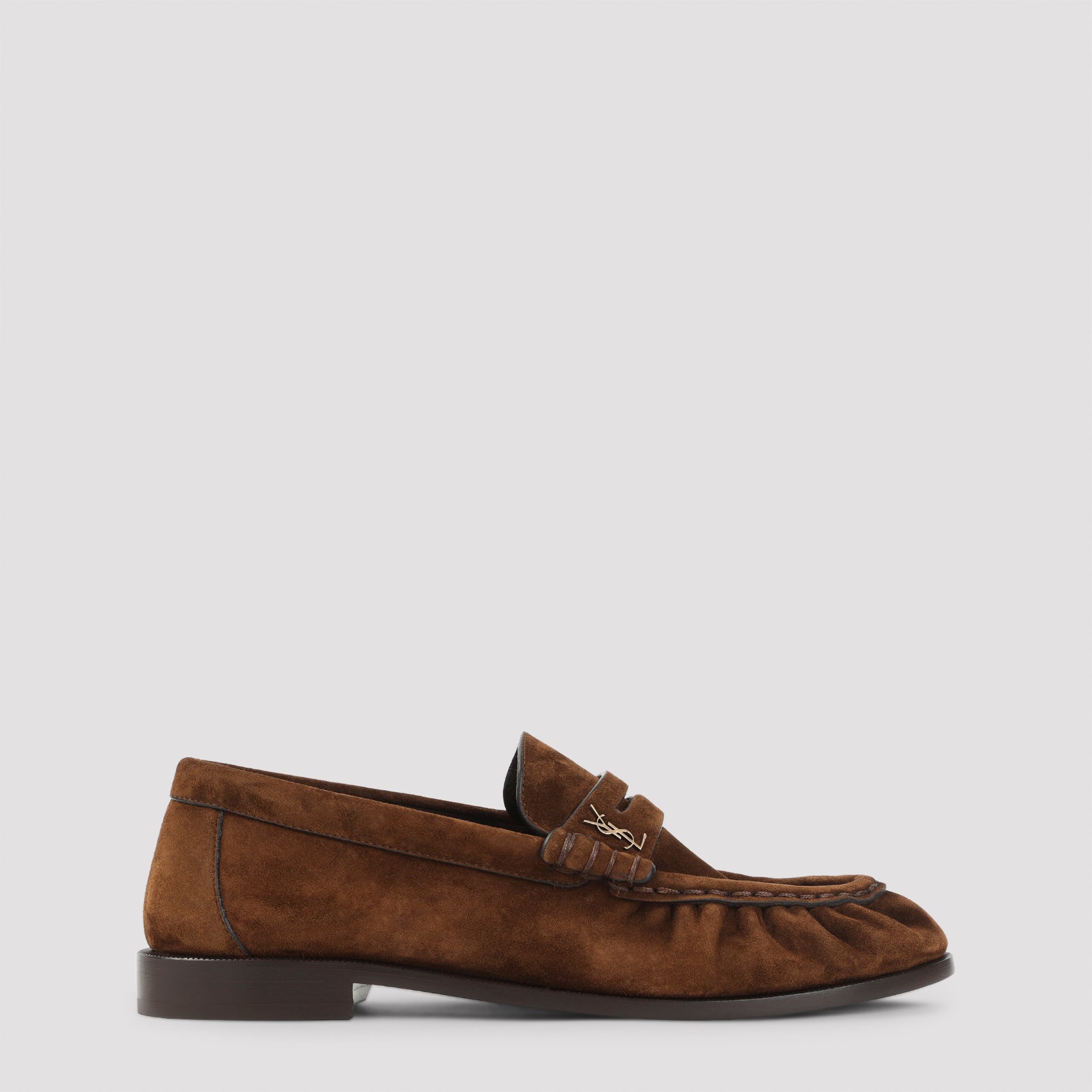15 Loafers Brown Suede Calf Leather Shoe