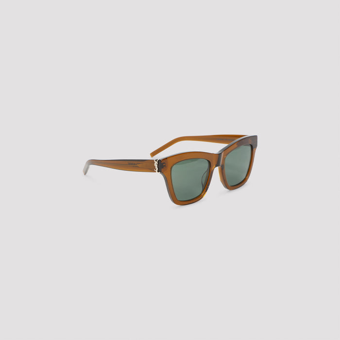 M156 Sunglasses Brown Acetate Nylon Glasses